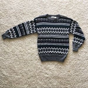 Geometric Dad Sweater